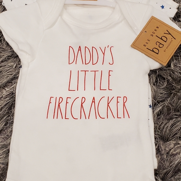 NWT Baby's Rae Dunn Bundle of 3 Onesies size 0-3M - Picture 2 of 5